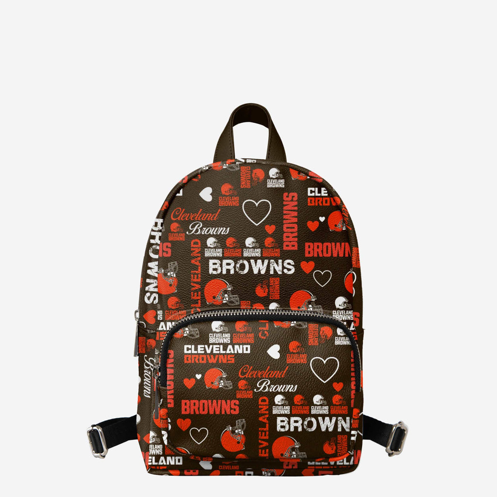 Cleveland Browns Logo Love Mini Backpack FOCO - FOCO.com