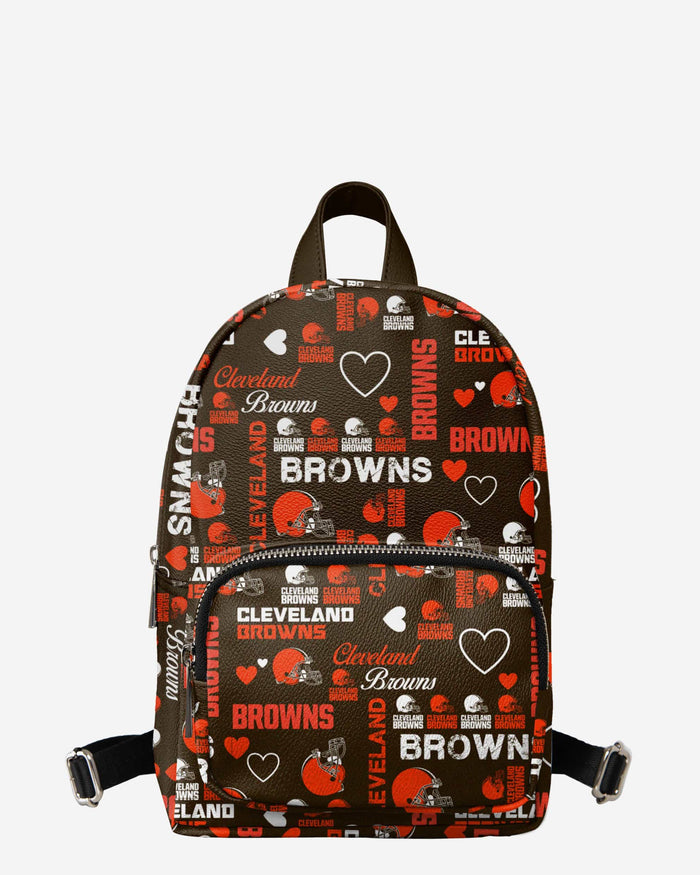 Cleveland Browns Logo Love Mini Backpack FOCO - FOCO.com