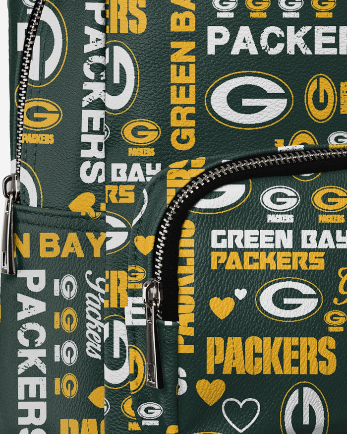 Green Bay Packers Logo Love Mini Backpack FOCO - FOCO.com