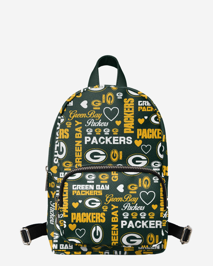 green bay packers mini backpack Green Bay Packers Logo Love Mini Backpack FOCO