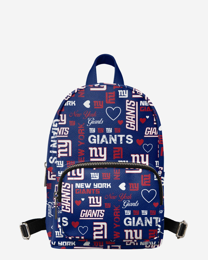 New York Giants Logo Love Mini Backpack