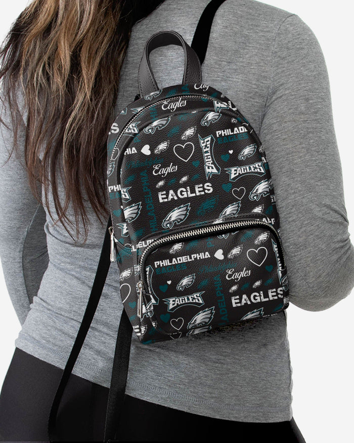 eagles mini backpack Philadelphia Eagles Logo Love Mini Backpack FOCO