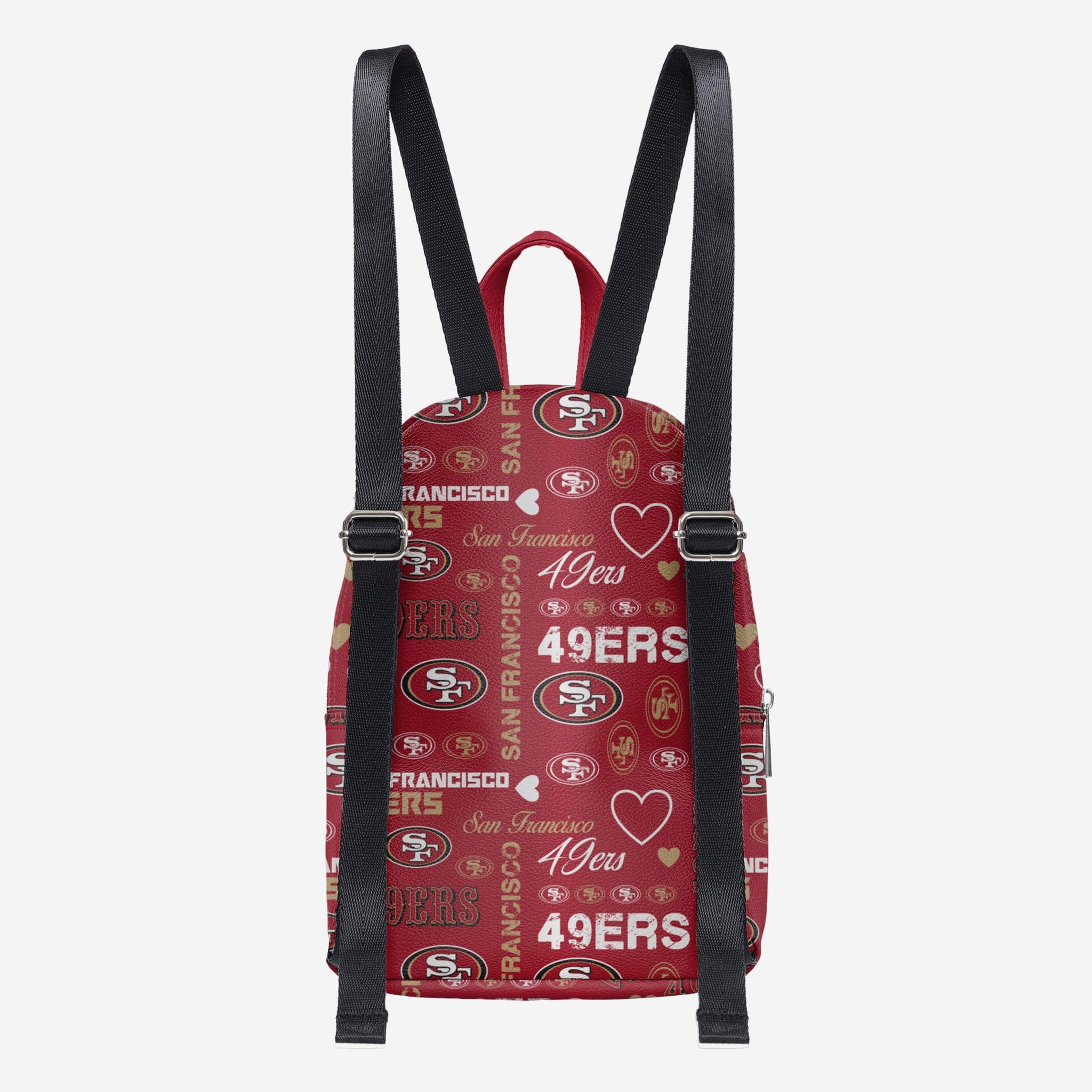 San Francisco 49ers Logo Love Mini Backpack FOCO San Francisco 49ers Logo Love Mini Backpack FOCO
