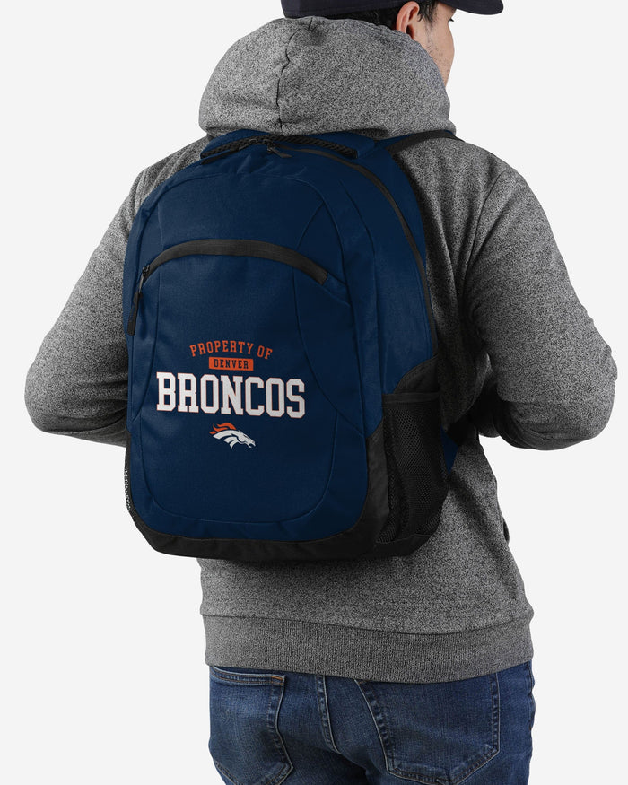 Denver Broncos Property Of Action Backpack FOCO - FOCO.com
