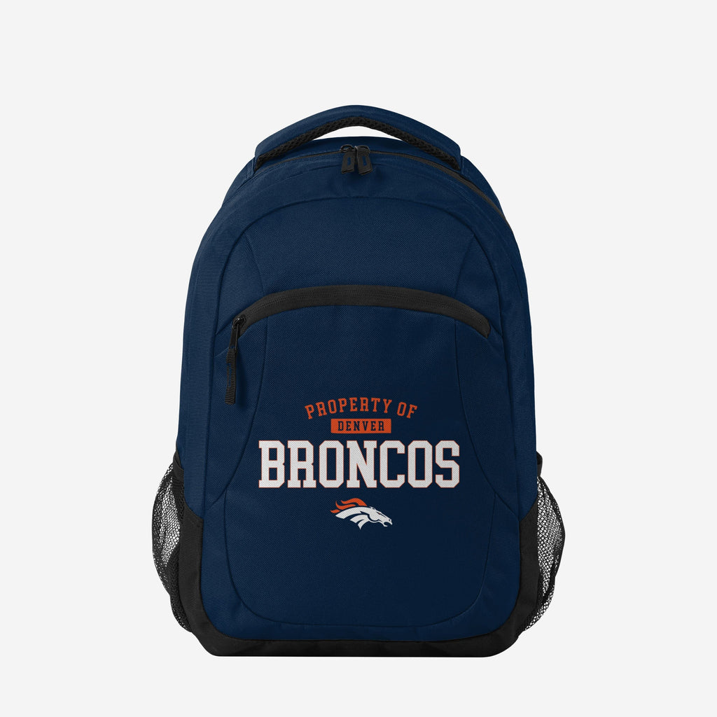 Denver Broncos Property Of Action Backpack FOCO - FOCO.com
