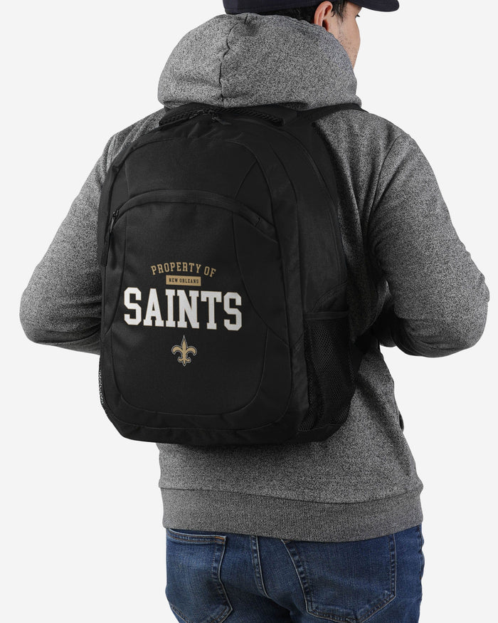 New Orleans Saints Property Of Action Backpack FOCO - FOCO.com
