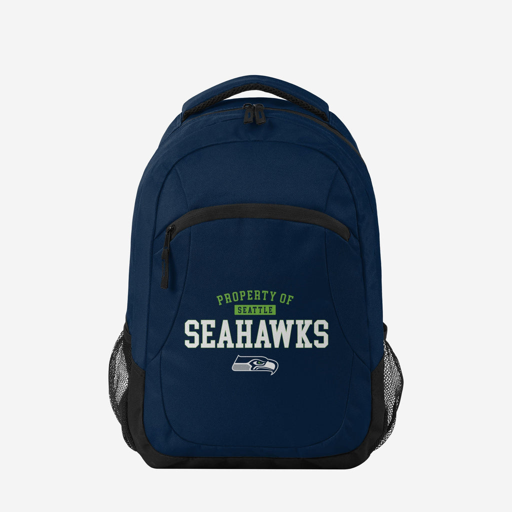 Seattle Seahawks Property Of Action Backpack FOCO - FOCO.com