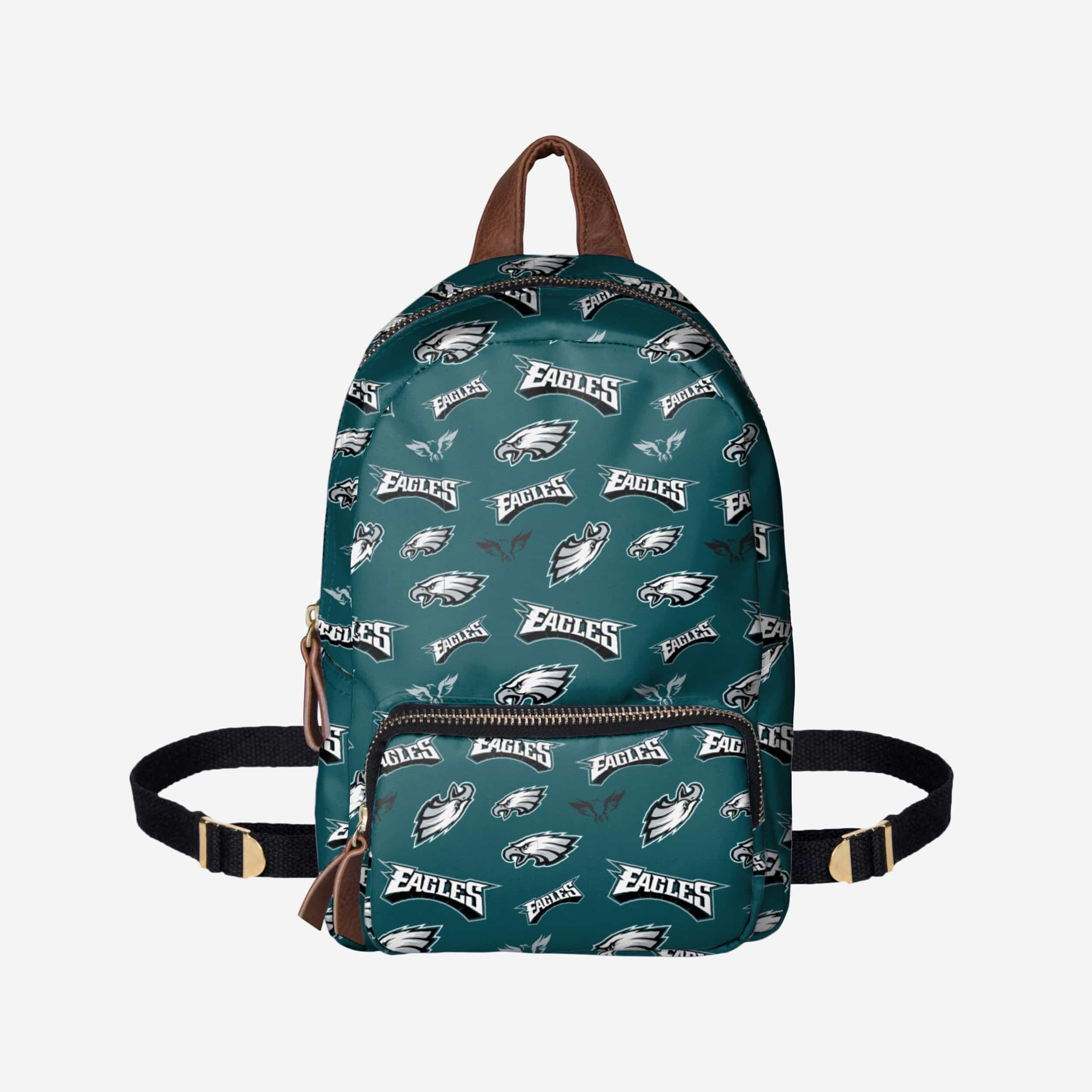 eagles mini backpack Philadelphia NFL Logo Love Measuring 9 in height NFL Philadelphia Eagles Clear Mini