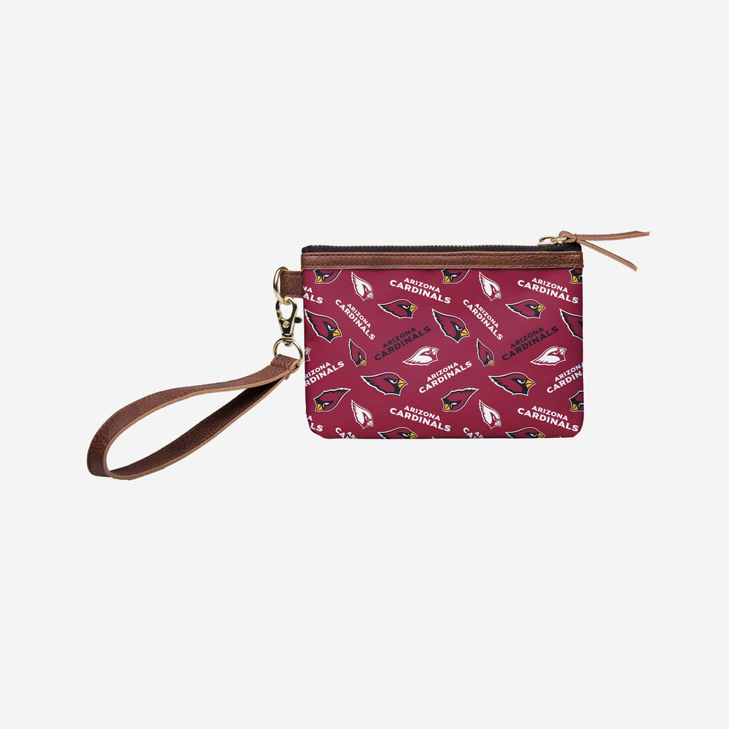 Arizona Cardinals Printed Collection Repeat Logo Wristlet FOCO - FOCO.com
