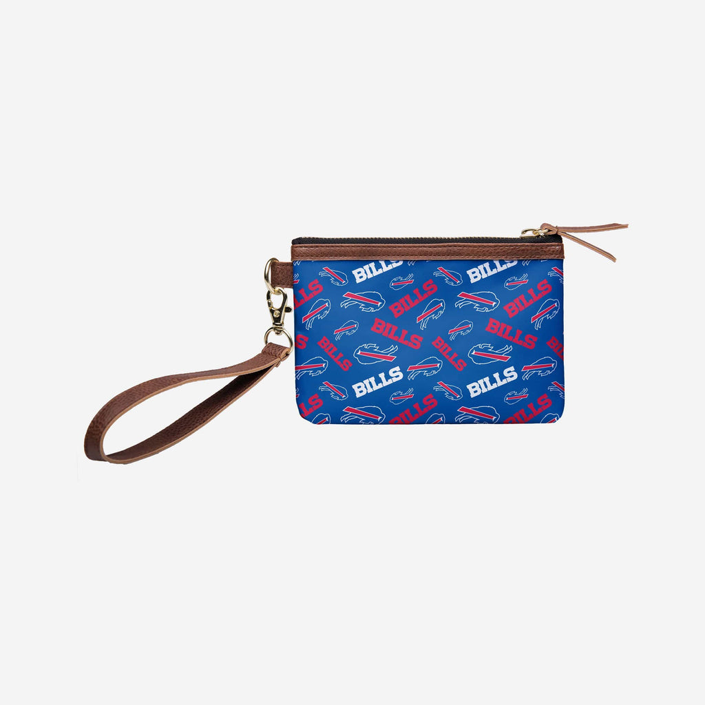 Buffalo Bills Printed Collection Repeat Logo Wristlet FOCO - FOCO.com