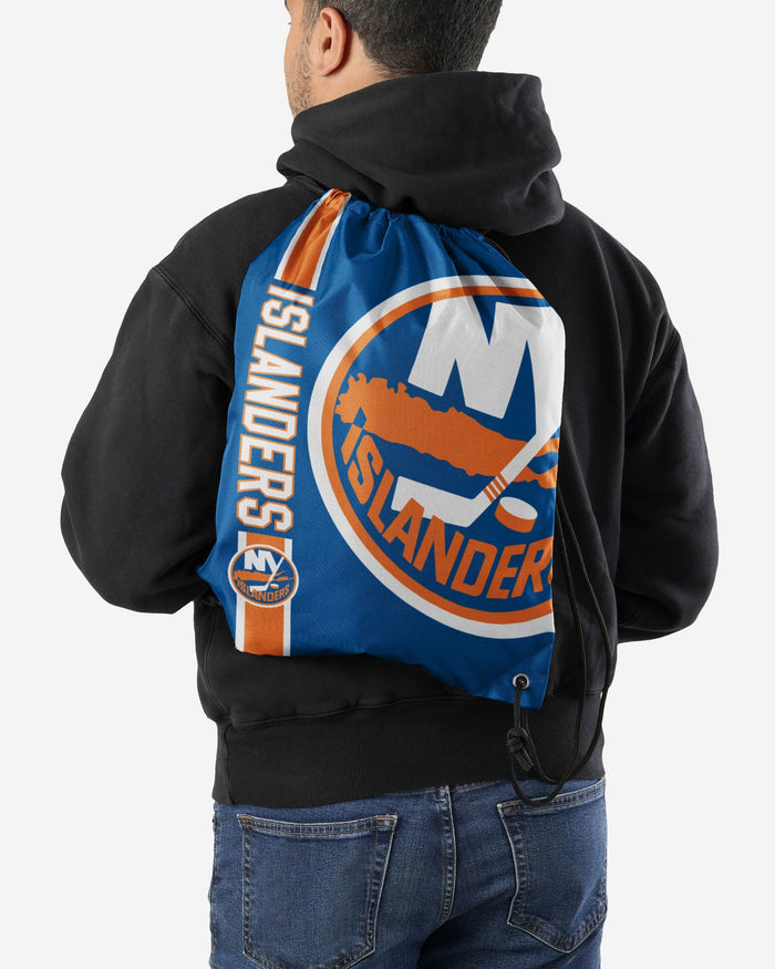 New York Islanders Big Logo Drawstring Backpack FOCO - FOCO.com