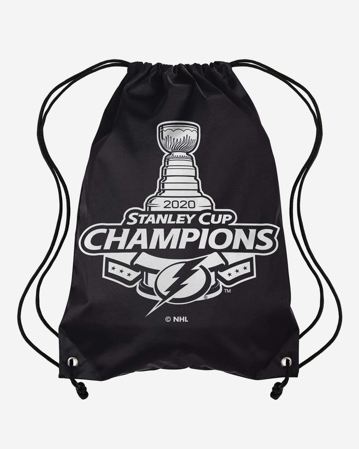 FOCO Tampa Bay Lightning 2020 Stanley Cup Champions Drawstring Backpack