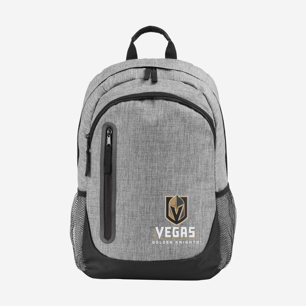 Vegas Golden Knights Heather Grey Bold Color Backpack FOCO - FOCO.com