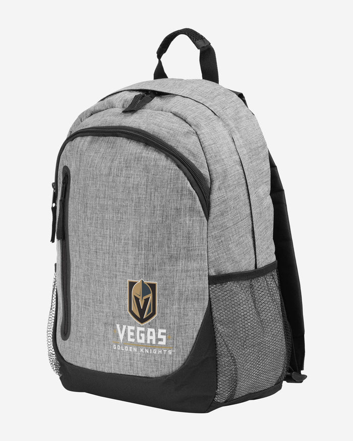 Vegas Golden Knights Heather Grey Bold Color Backpack FOCO - FOCO.com