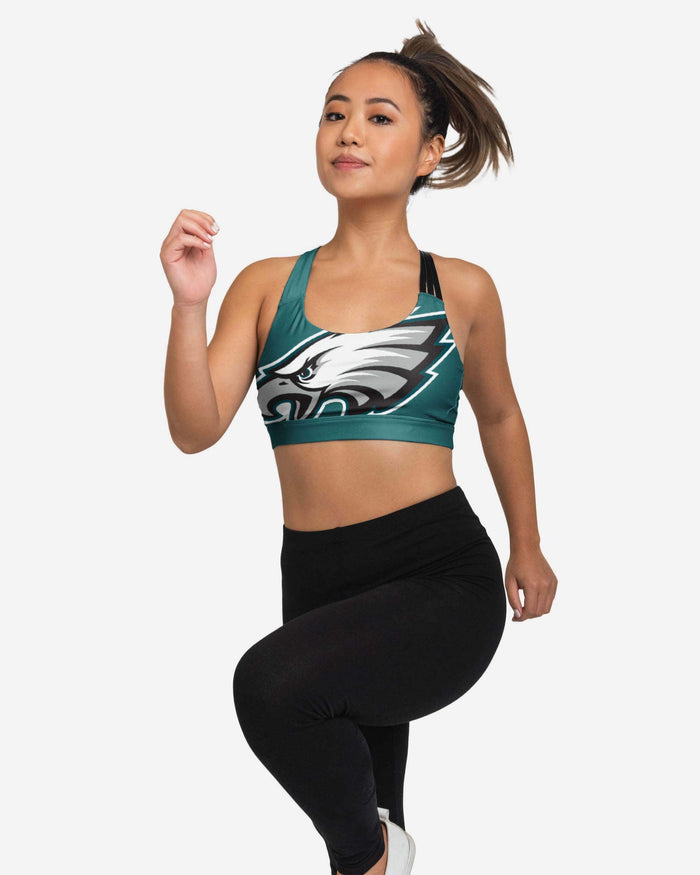 Philadelphia Eagles Womens Free Fan Sports Bra FOCO - FOCO.com
