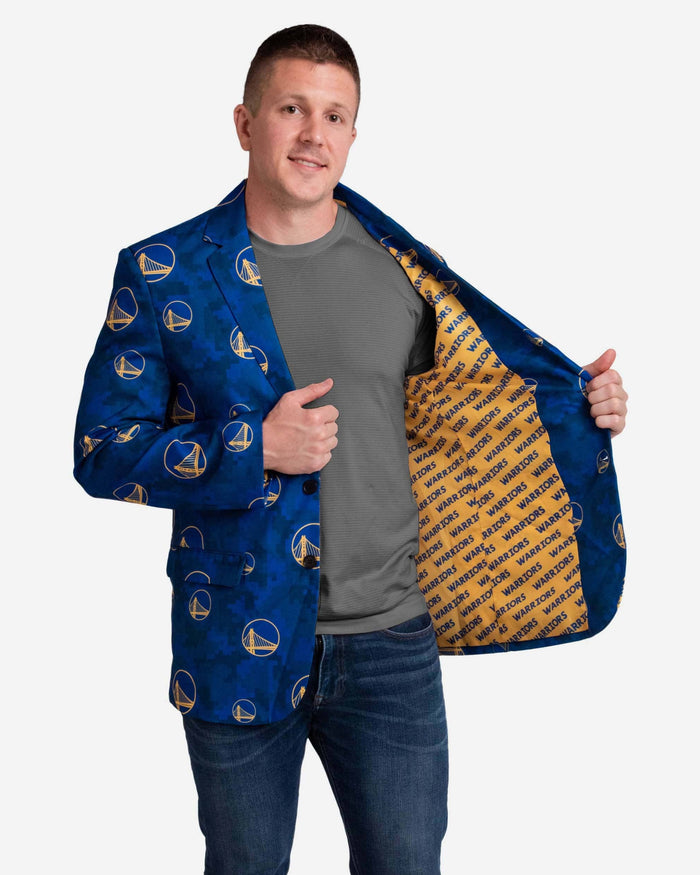 Golden State Warriors Digital Camo Suit Jacket FOCO - FOCO.com