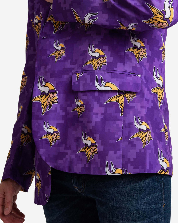 Minnesota Vikings Digital Camo Suit Jacket FOCO - FOCO.com