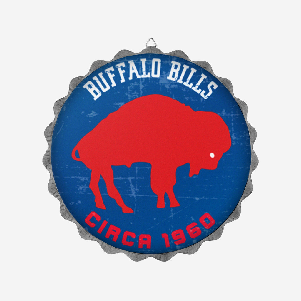 Buffalo Bills Retro Bottle Cap Wall Sign FOCO - FOCO.com