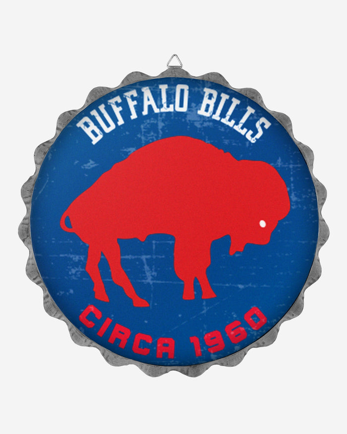 Buffalo Bills Retro Bottle Cap Wall Sign FOCO - FOCO.com