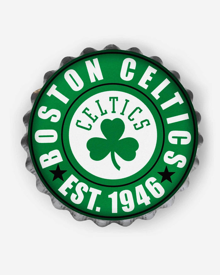 Boston Celtics Bottle Cap Wall Sign FOCO - FOCO.com