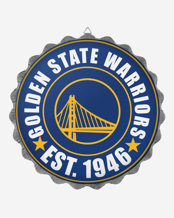 Golden State Warriors Bottle Cap Wall Sign FOCO - FOCO.com