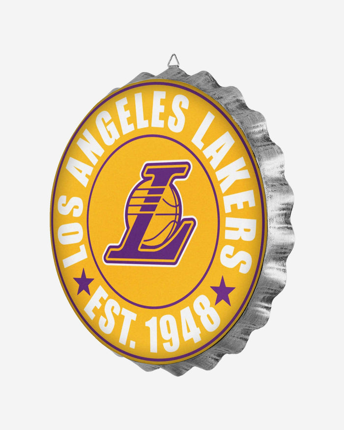 Los Angeles Lakers Bottle Cap Wall Sign FOCO - FOCO.com