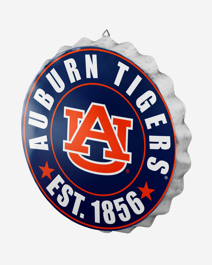 Auburn Tigers Bottle Cap Wall Sign FOCO - FOCO.com