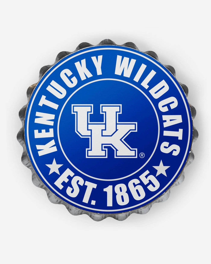 Kentucky Wildcats Bottle Cap Wall Sign FOCO - FOCO.com