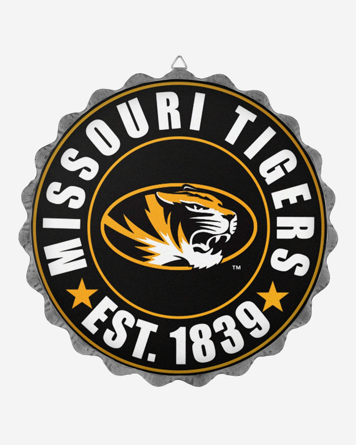 Missouri Tigers Bottle Cap Wall Sign FOCO - FOCO.com