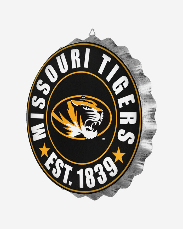 Missouri Tigers Bottle Cap Wall Sign FOCO - FOCO.com