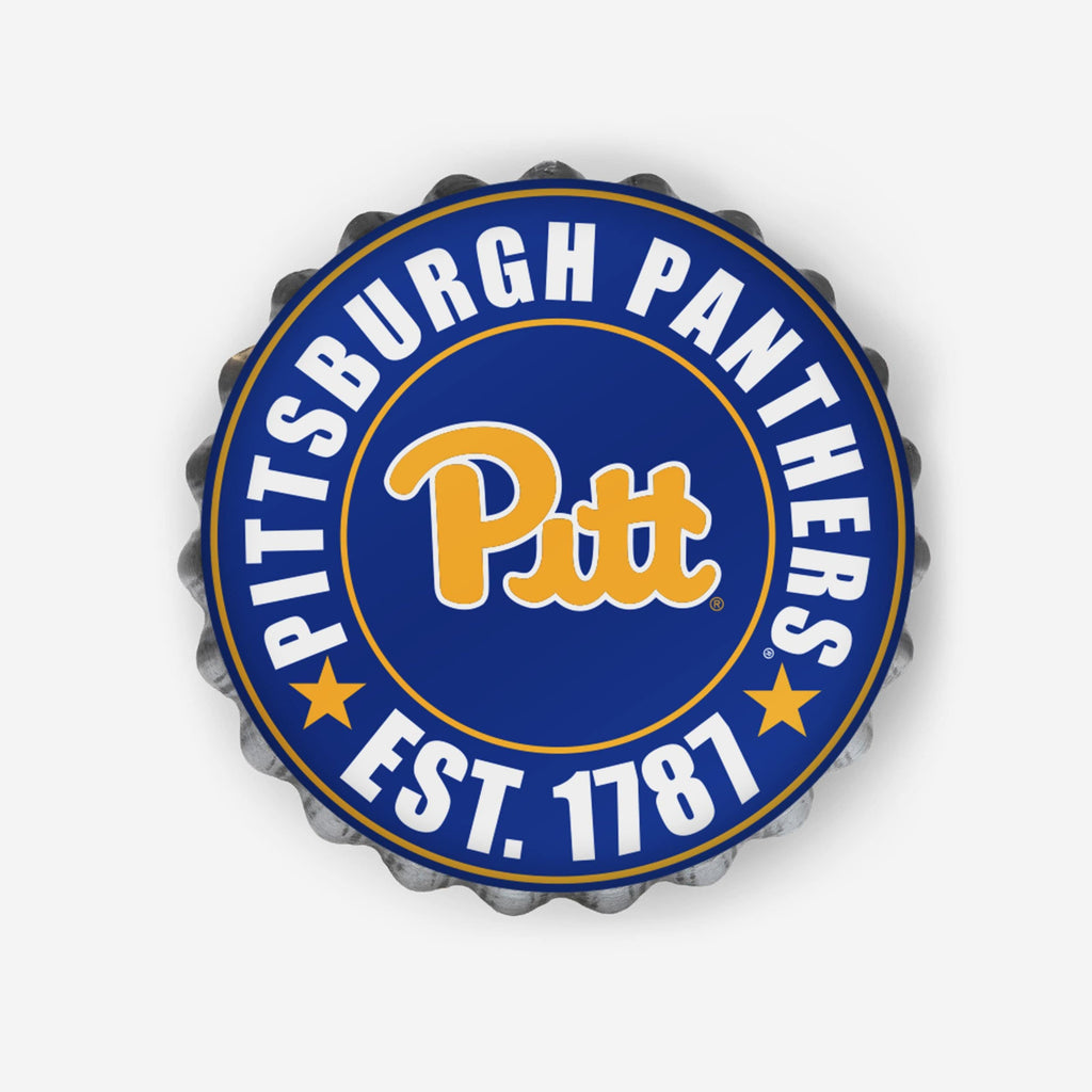 Pittsburgh Panthers Bottle Cap Wall Sign FOCO - FOCO.com