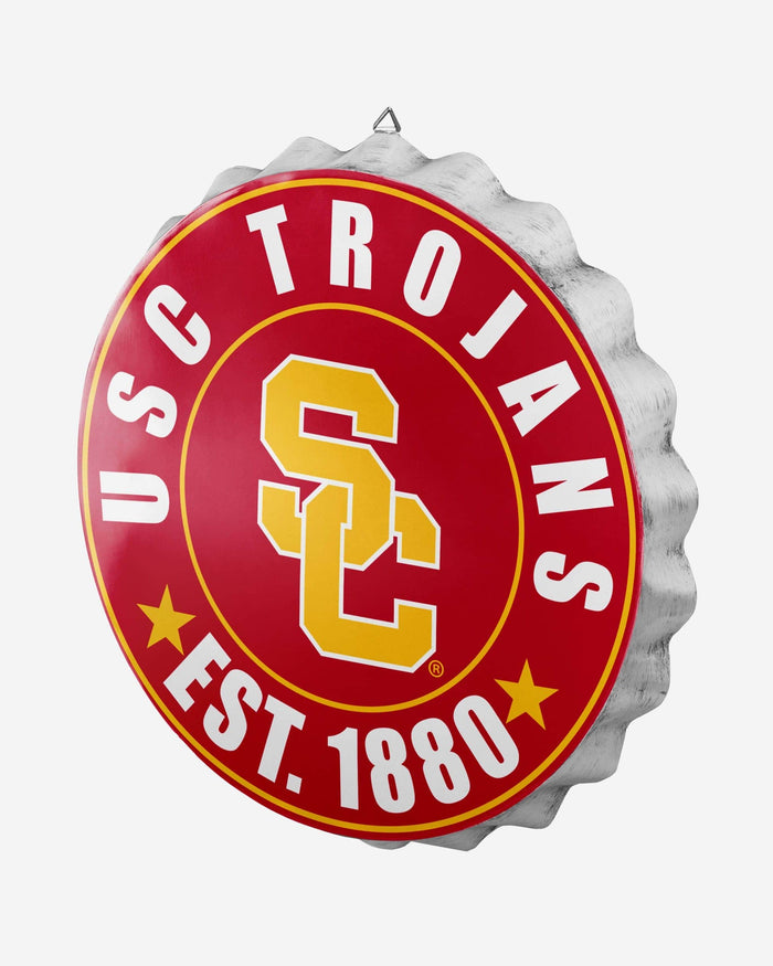 USC Trojans Bottle Cap Wall Sign FOCO - FOCO.com