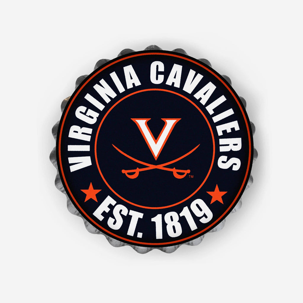 Virginia Cavaliers Bottle Cap Wall Sign FOCO - FOCO.com