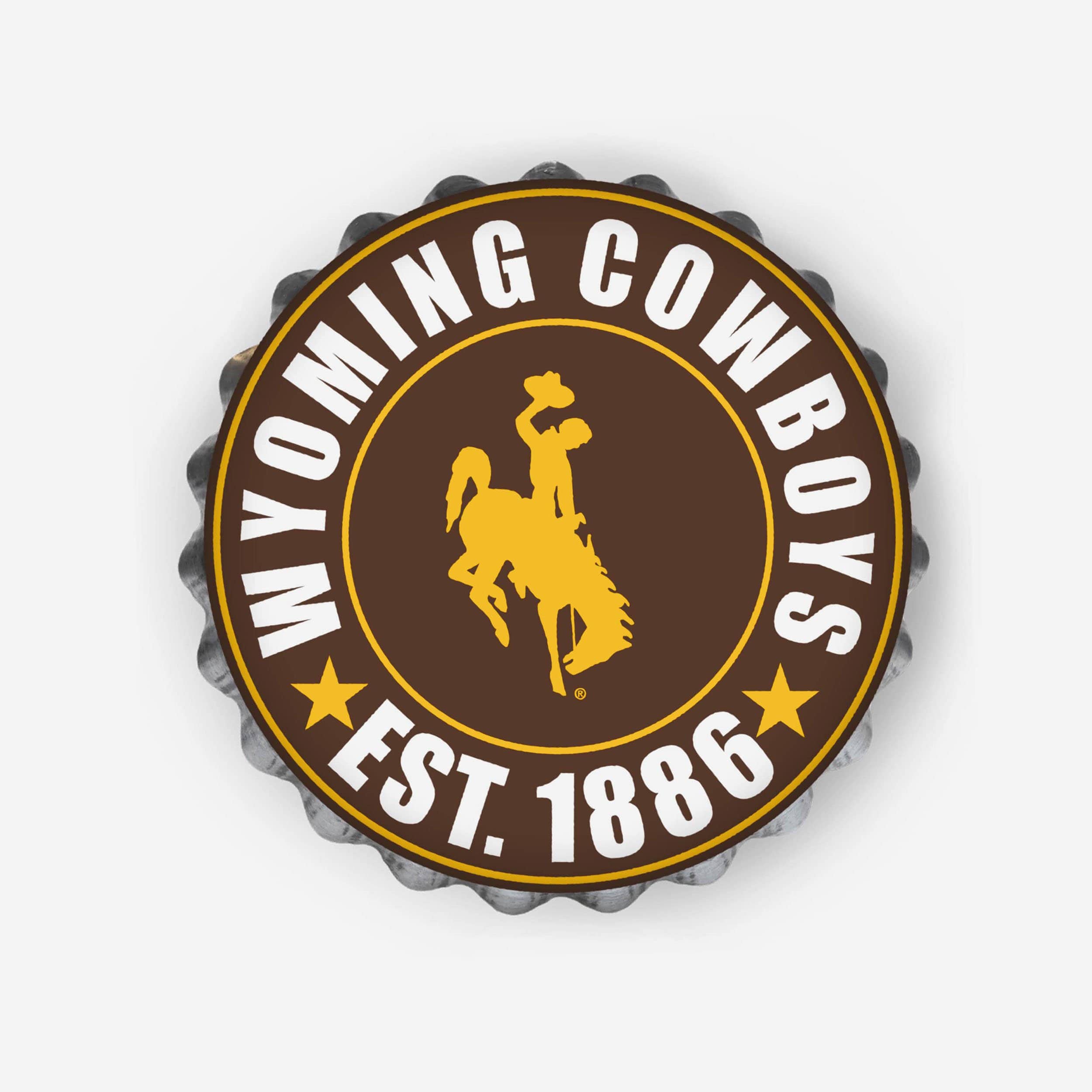 FOCO NCAA Licensed Merchandise FOCO NCAA Bottle Cap Wall Sign - Oklahoma  State Cowboys Sports Decor Oklahoma State Decor, image size:2500x2500