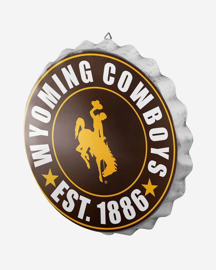 Wyoming Cowboys Bottle Cap Wall Sign FOCO - FOCO.com
