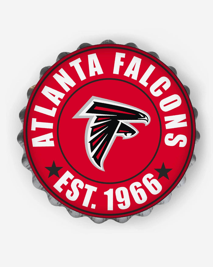 Atlanta Falcons Bottle Cap Wall Sign FOCO - FOCO.com