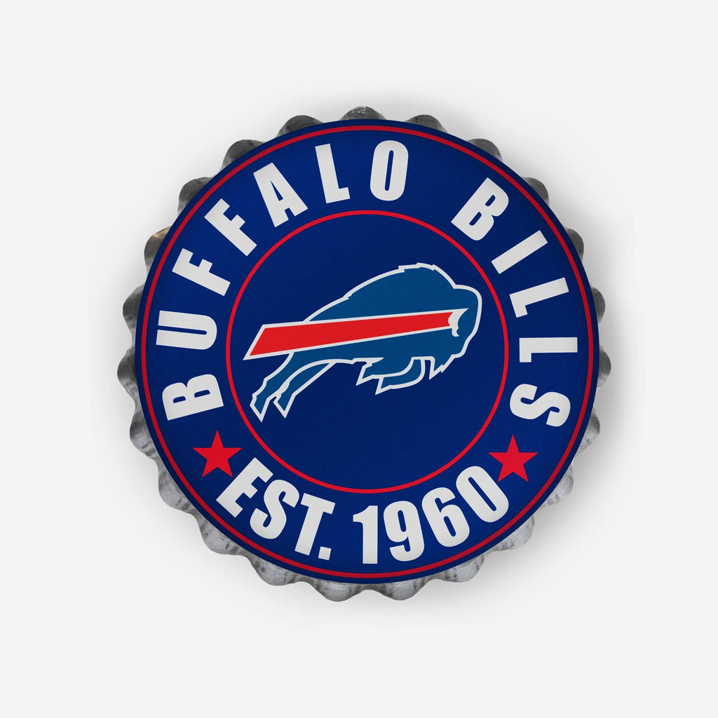 Buffalo Bills Bottle Cap Wall Sign FOCO - FOCO.com