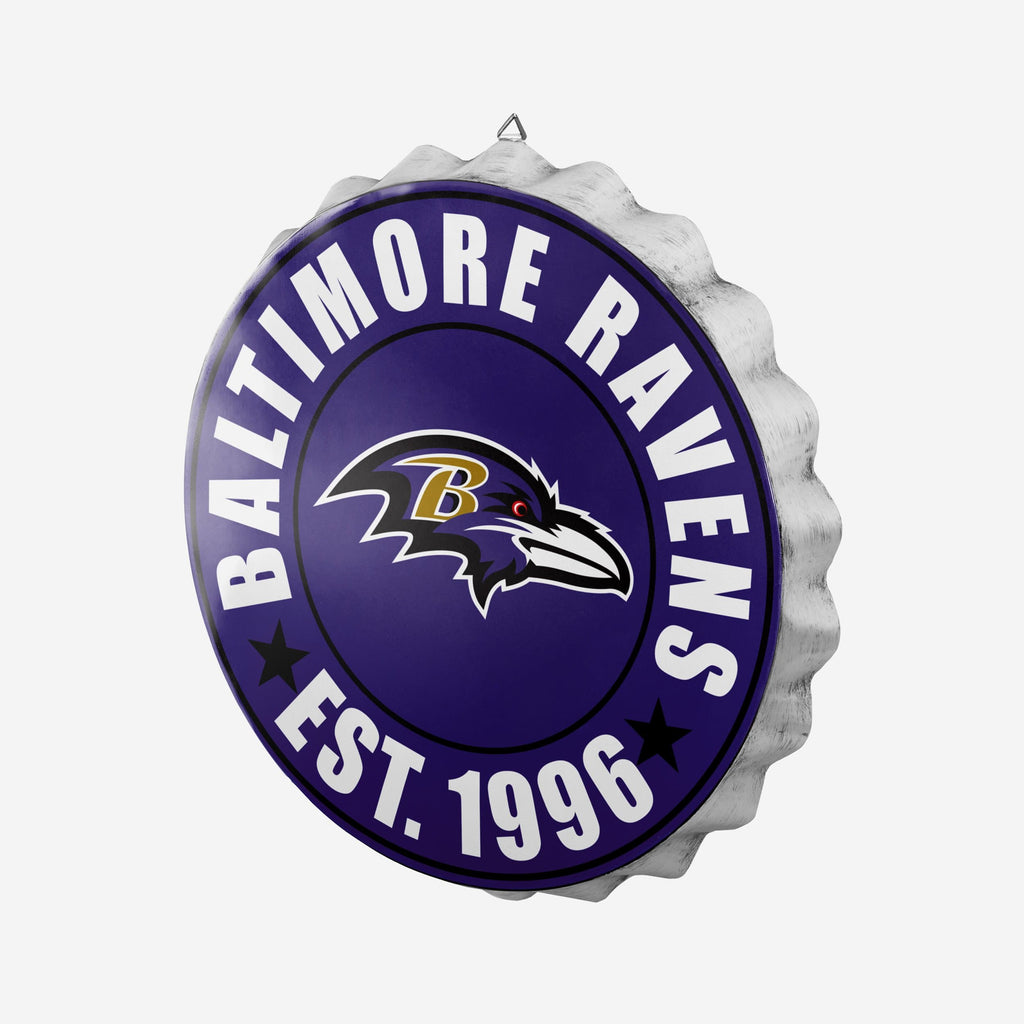 Baltimore Ravens Bottle Cap Wall Sign FOCO