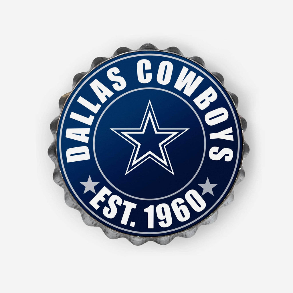 Dallas Cowboys Bottle Cap Wall Sign FOCO - FOCO.com