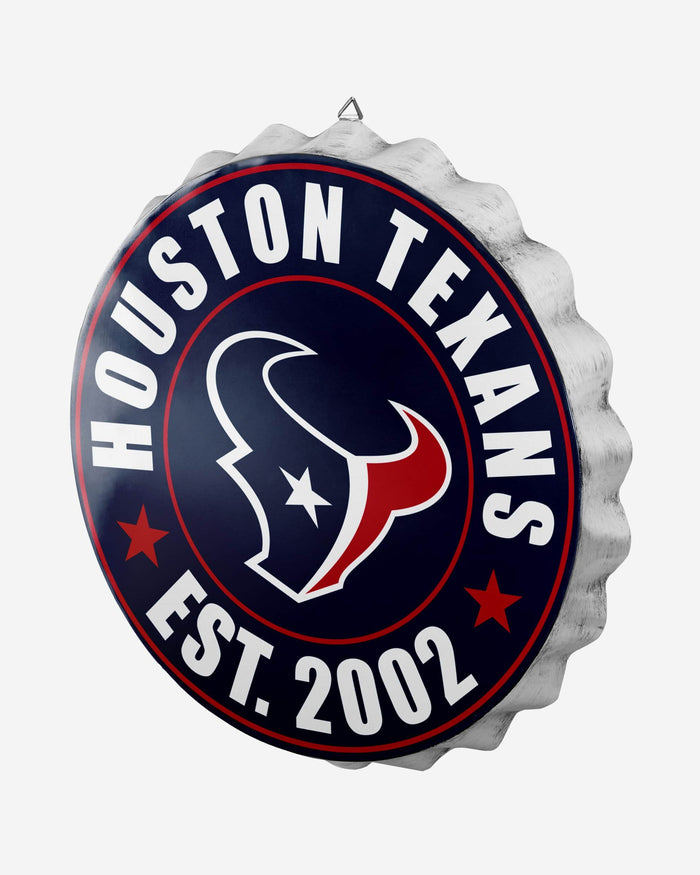 Houston Texans Bottle Cap Wall Sign FOCO - FOCO.com