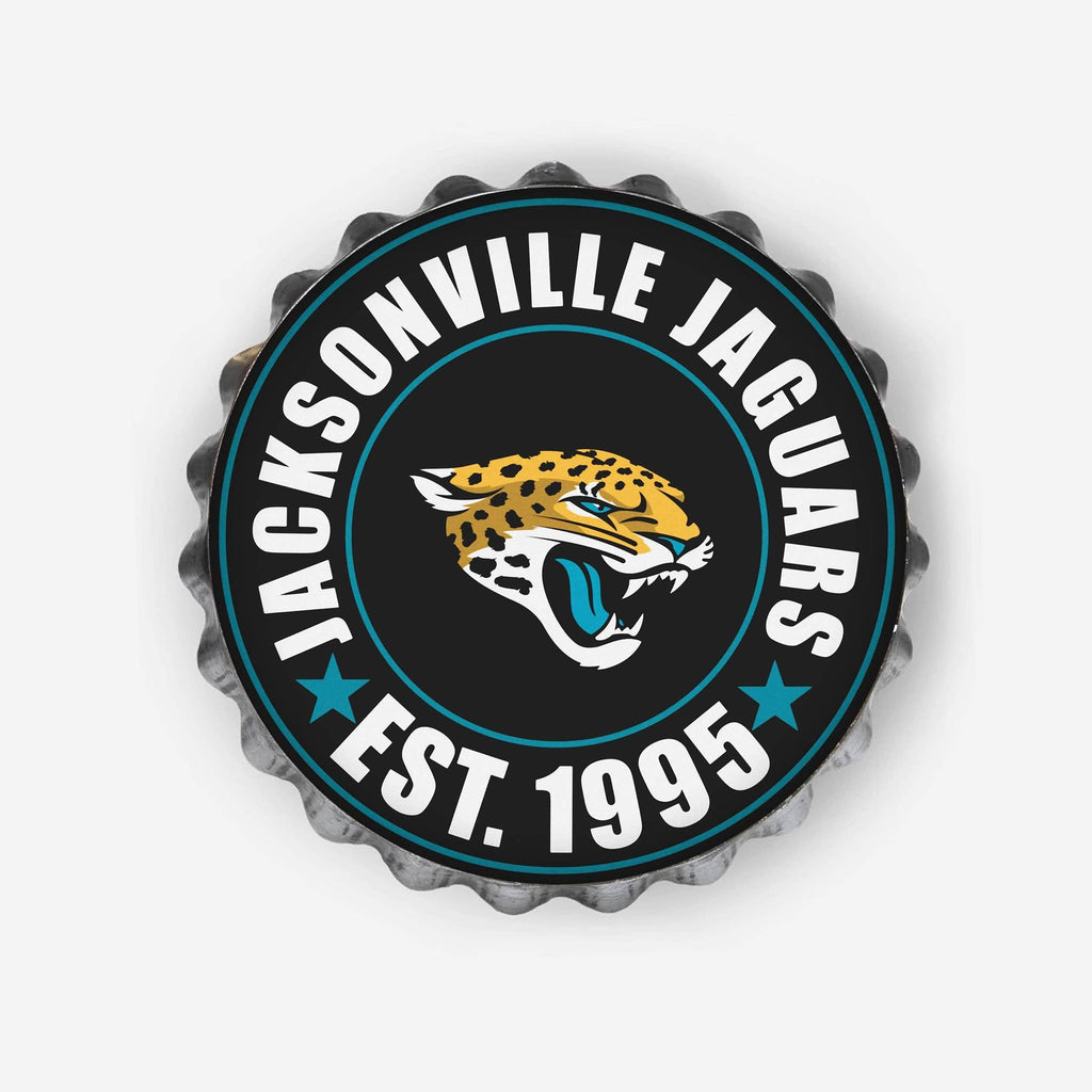 Jacksonville Jaguars Bottle Cap Wall Sign FOCO