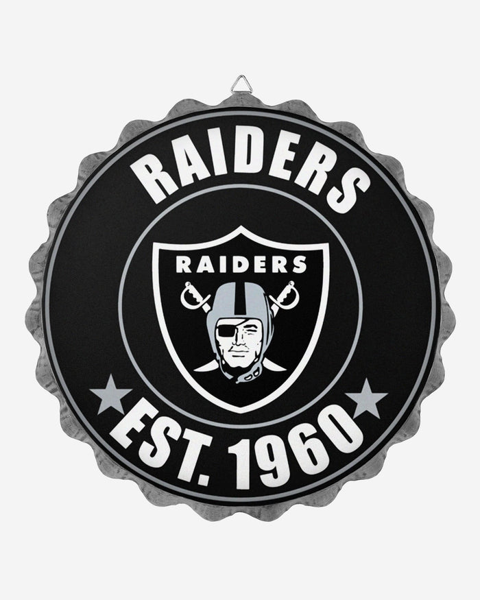 Las Vegas Raiders Bottle Cap Wall Sign FOCO - FOCO.com