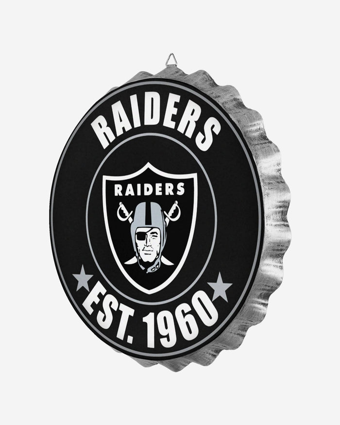 Las Vegas Raiders Bottle Cap Wall Sign FOCO - FOCO.com