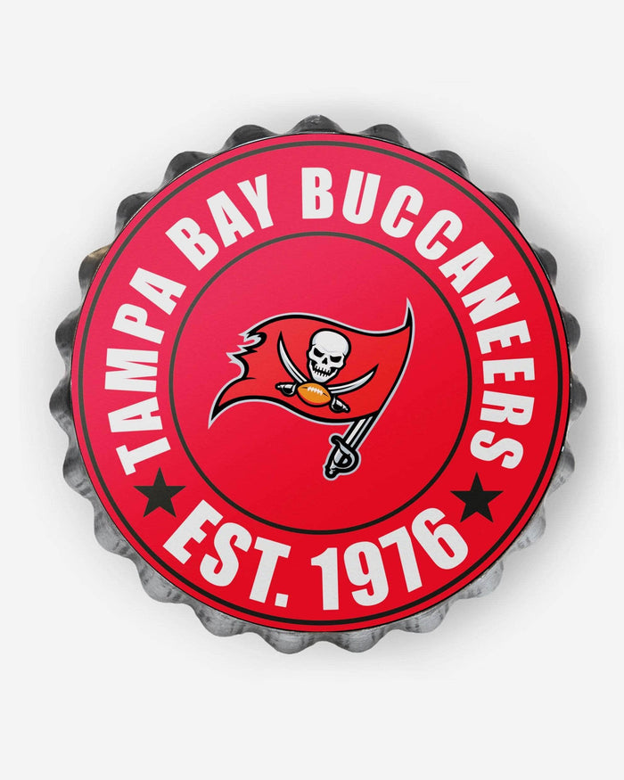 Tampa Bay Buccaneers Bottle Cap Wall Sign FOCO - FOCO.com