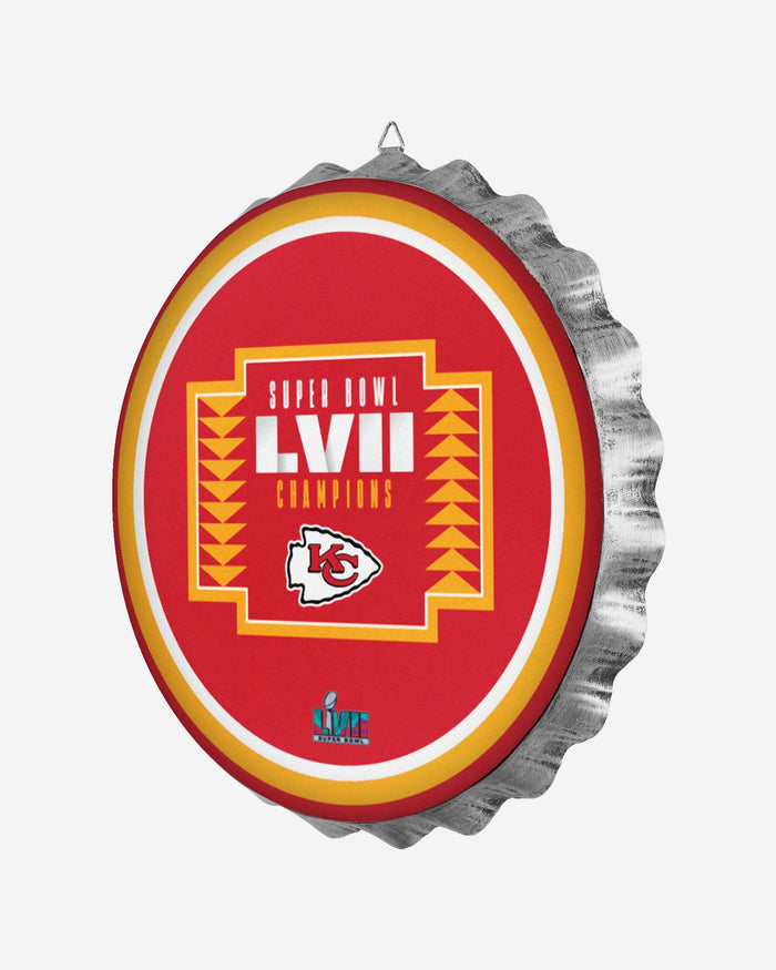 Kansas City Chiefs Super Bowl LVII Champions Bottle Cap Wall Sign FOCO - FOCO.com