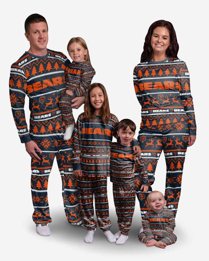 Chicago Bears Womens Family Holiday Pajamas FOCO - FOCO.com
