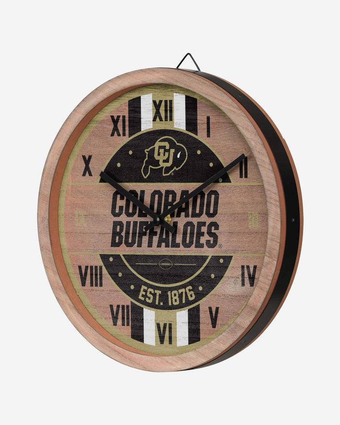 Colorado Buffaloes Barrel Wall Clock FOCO - FOCO.com
