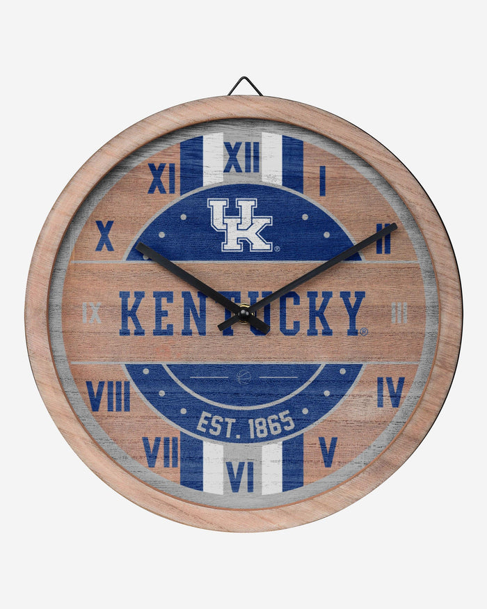 Kentucky Wildcats Barrel Wall Clock FOCO - FOCO.com