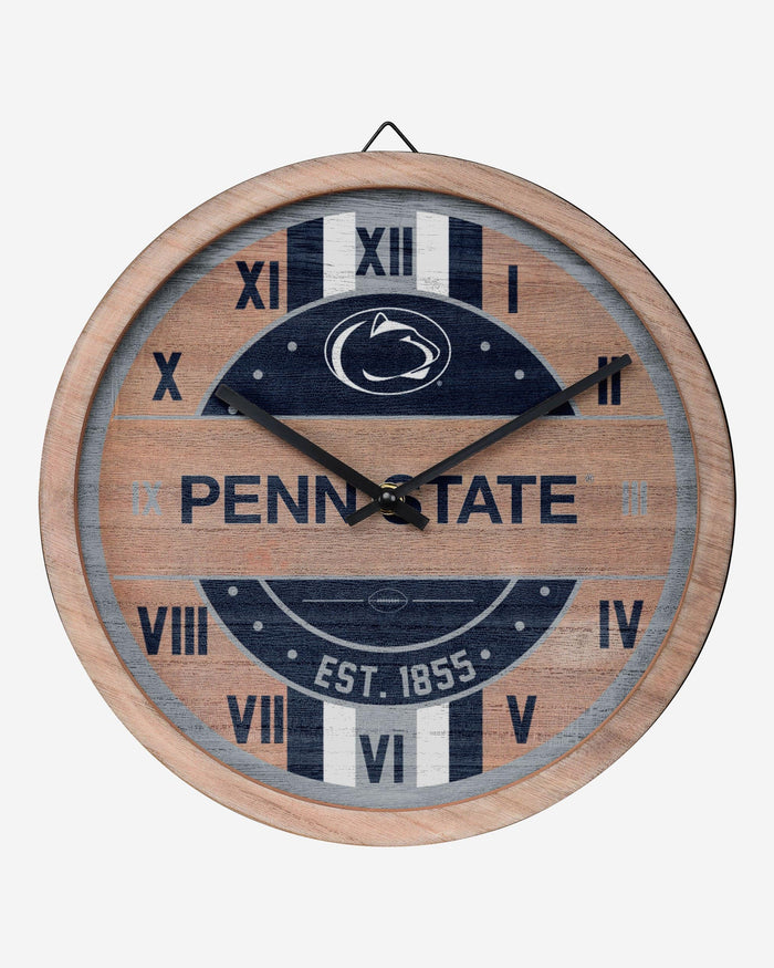 Penn State Nittany Lions Barrel Wall Clock FOCO - FOCO.com