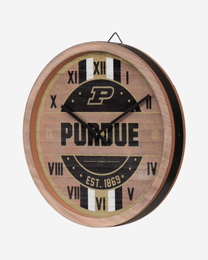 Purdue Boilermakers Barrel Wall Clock FOCO - FOCO.com